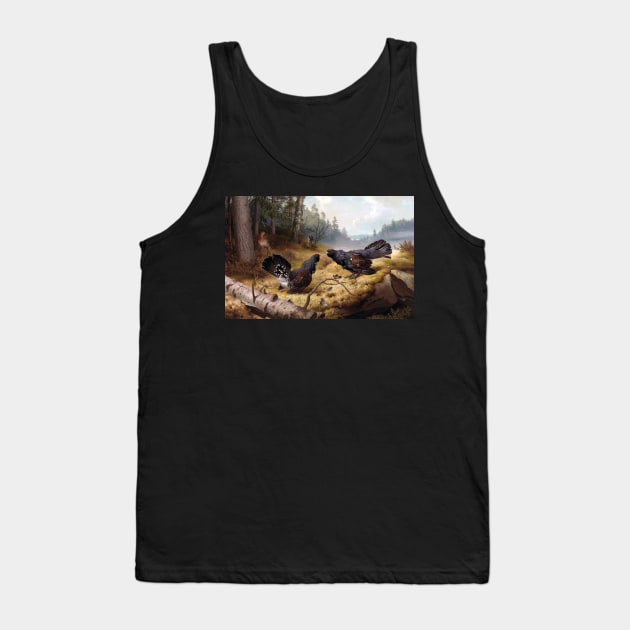 Tetrao urogallus by Ferdinand von Wright Tank Top by academic-art